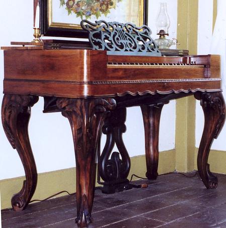 An antique melodeon