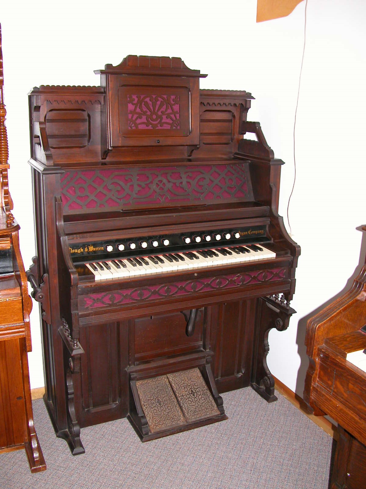 1869 Clough & Warren Organ Co. I.D. No. #22 1869 Clough & Warren Organ Co. I.D. No. #22